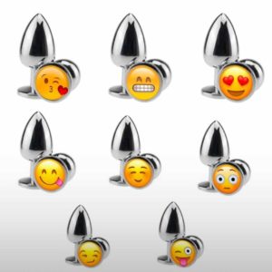PLUG ANAL EMOJI OJITOS DE CORAZON - Imagen 4