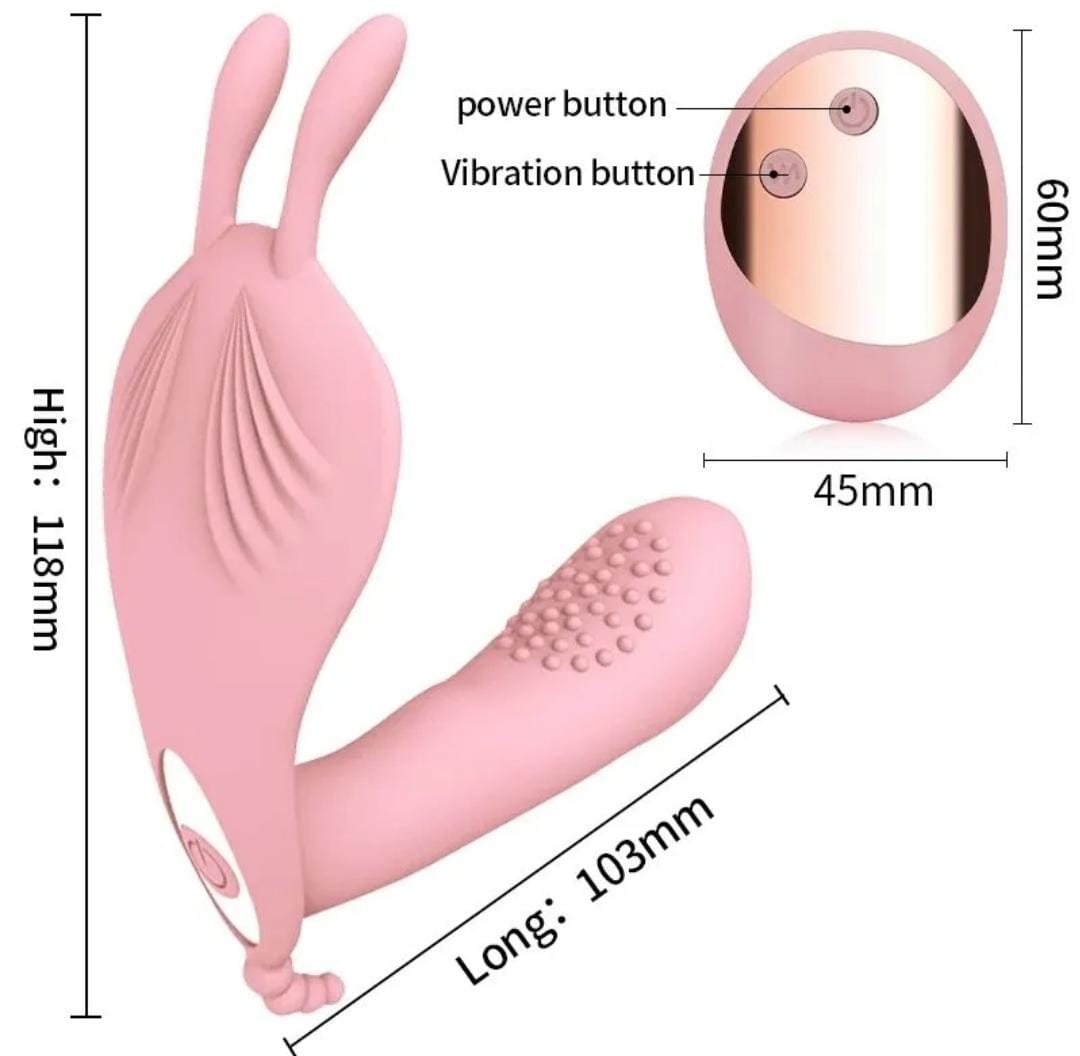 VIBRADOR INALAMBRICO CUTE RABIT 2